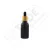 Butelka szklana CZARNA z bambusową pipetą 100 ml