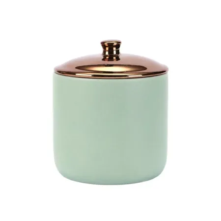 Słoik matowy ceramiczny na świecę z ozdobną pokrywką 220 ml 320 ml